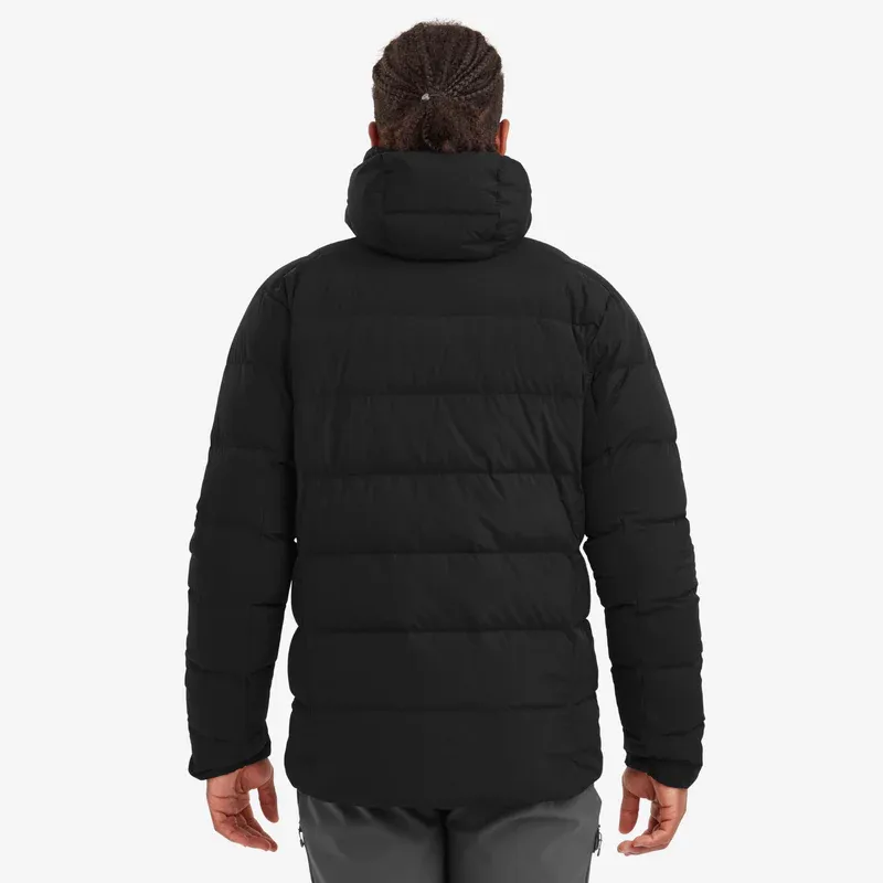 Montane Men's Tundra Hooded Down Jacket in Black-3