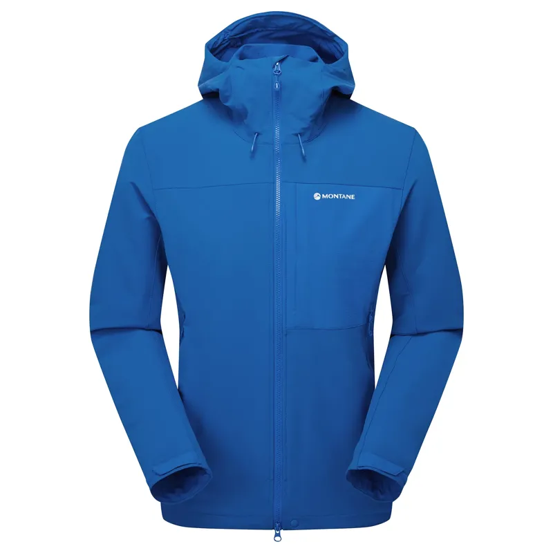 Montane Men's Tenacity XT Hooded Softshell Jacket in Neptune Blue