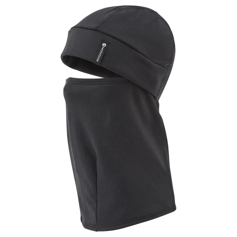 Montane Unisex Protium Fleece Balaclava in Black