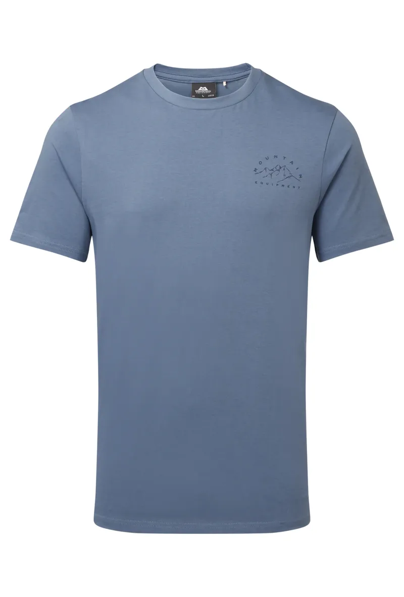 Mountain Equipment Men's Ekur Short Sleeve T-Shirt in Bluefin