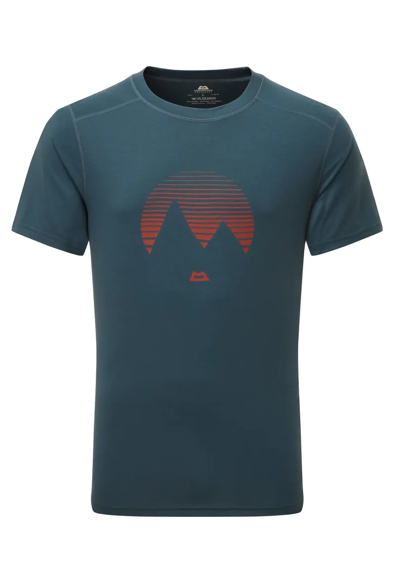 Mountain Equipment Men's Headpoint Mountain Short Sleeve T-Shirt in Majolica Blue