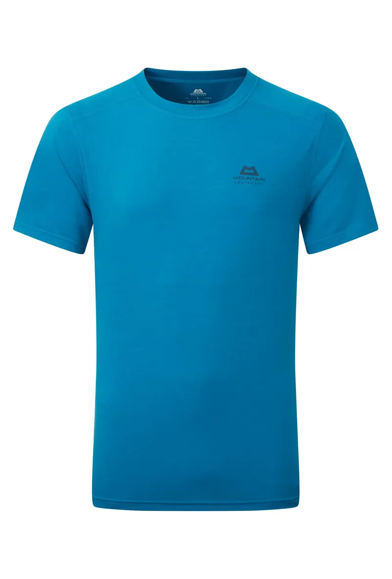 Mountain Equipment Men's Headpoint Short Sleeve T-Shirt in Mykonos Blue