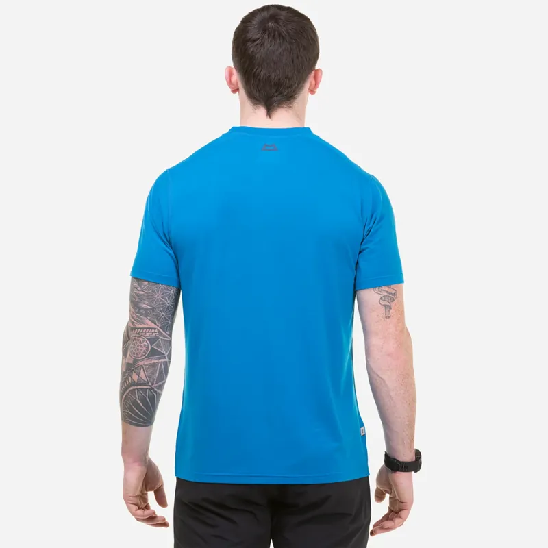 Mountain Equipment Men's Headpoint Short Sleeve T-Shirt in Mykonos Blue-2