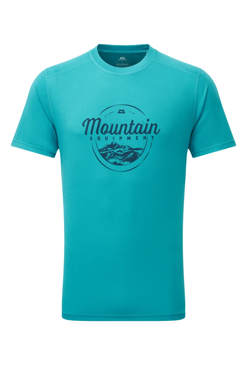 Mountain Equipment Men's Headpoint Short Sleeve T-Shirt in Topaz