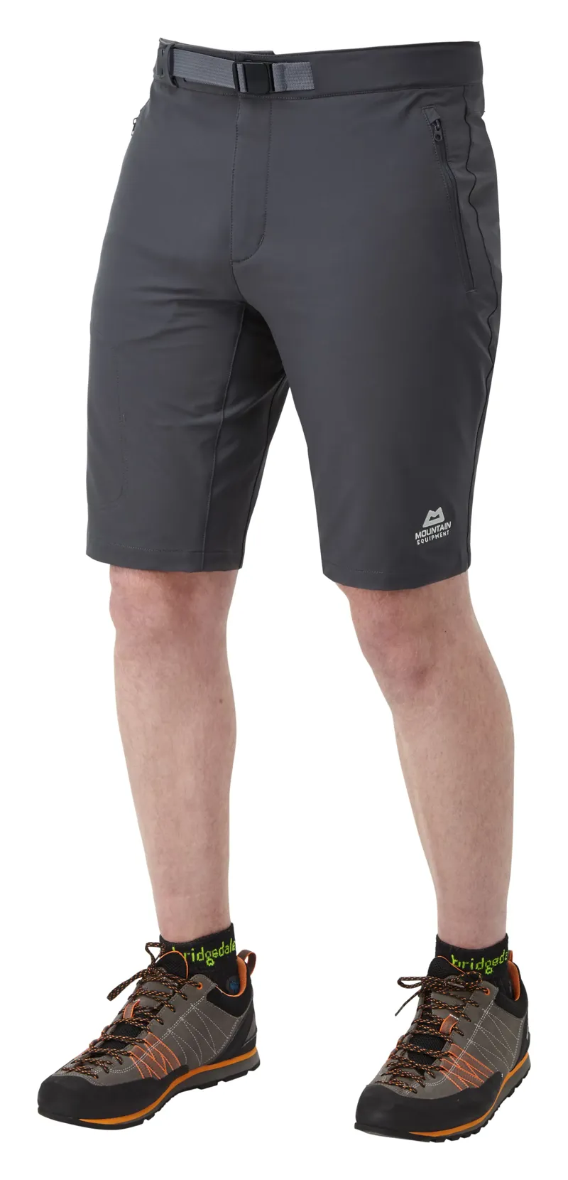 Mountain Equipment Men's Ibex Mountain Shorts in Anvil Grey-1