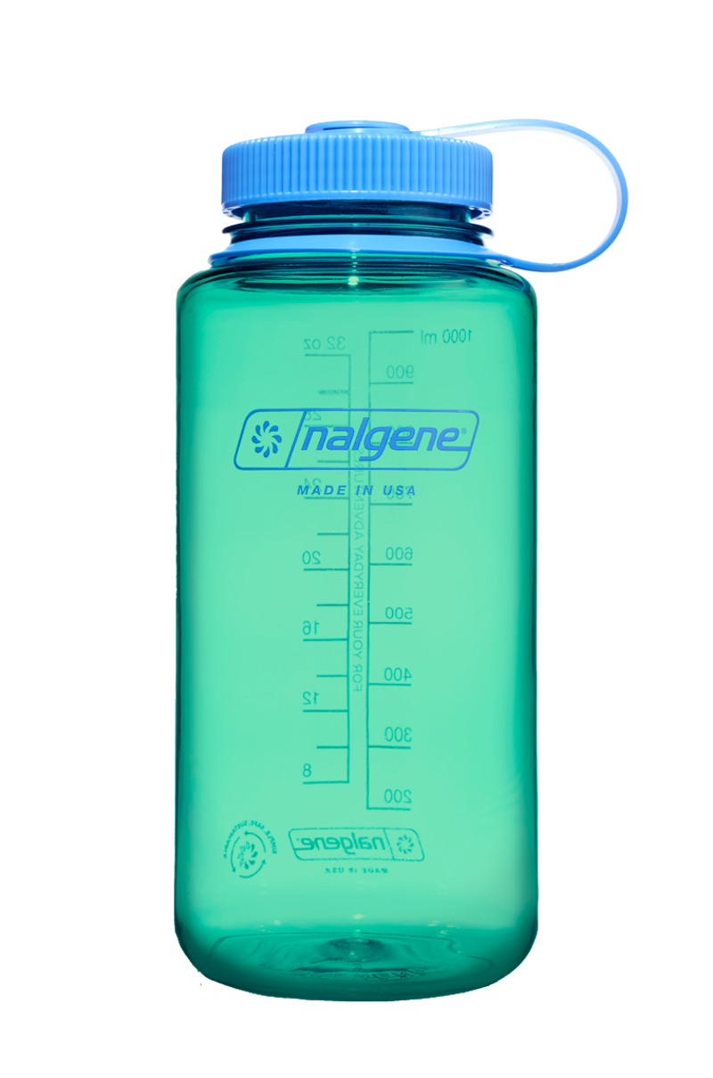 Nalgene Wide Mouth Tritan Sustain Bottle in Pastel Green - 1L
