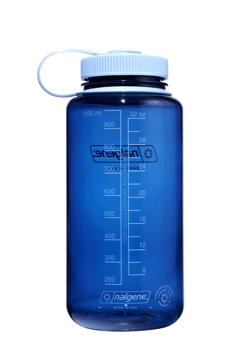Nalgene Wide Mouth Tritan Sustain Bottle in Indigo - 1L-1