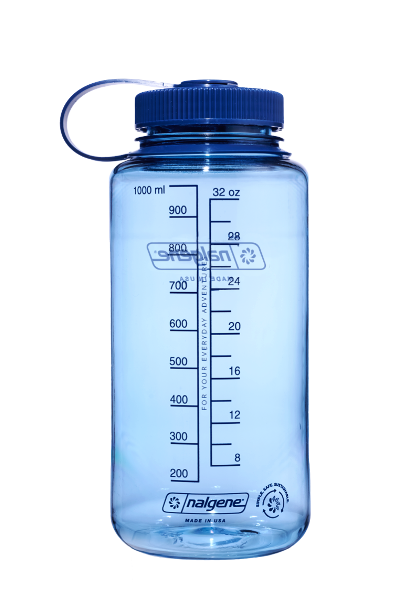 Nalgene Wide Mouth Tritan Sustain Bottle in Baby Blue - 1L-1
