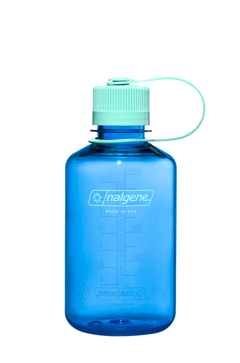 Nalgene 0.5L Tritan Sustain Narrow Mouth Bottle in Cornflower Blue
