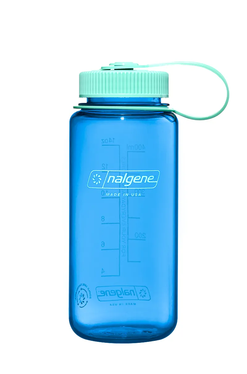 Nalgene 0.5L Tritan Sustain Wide Mouth Bottle in Cornflower Blue