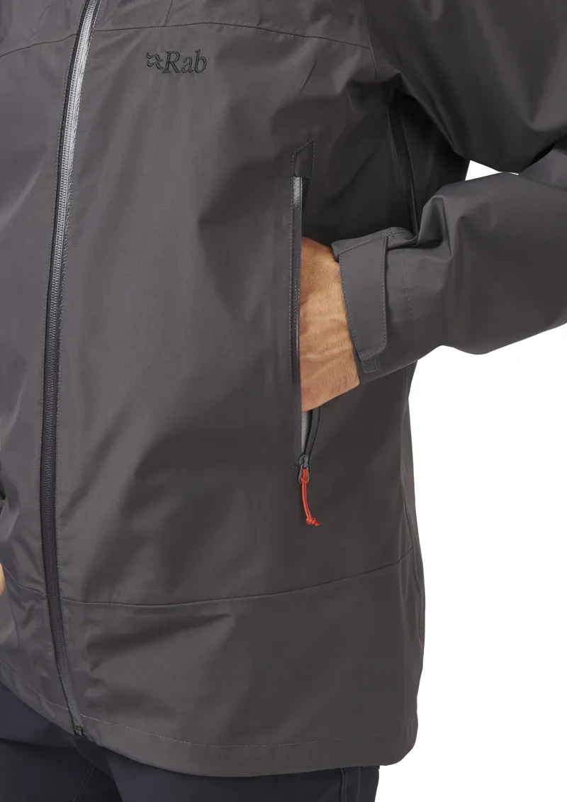 Rab Men's Namche Gore-Tex Waterproof Jacket in Graphene-10