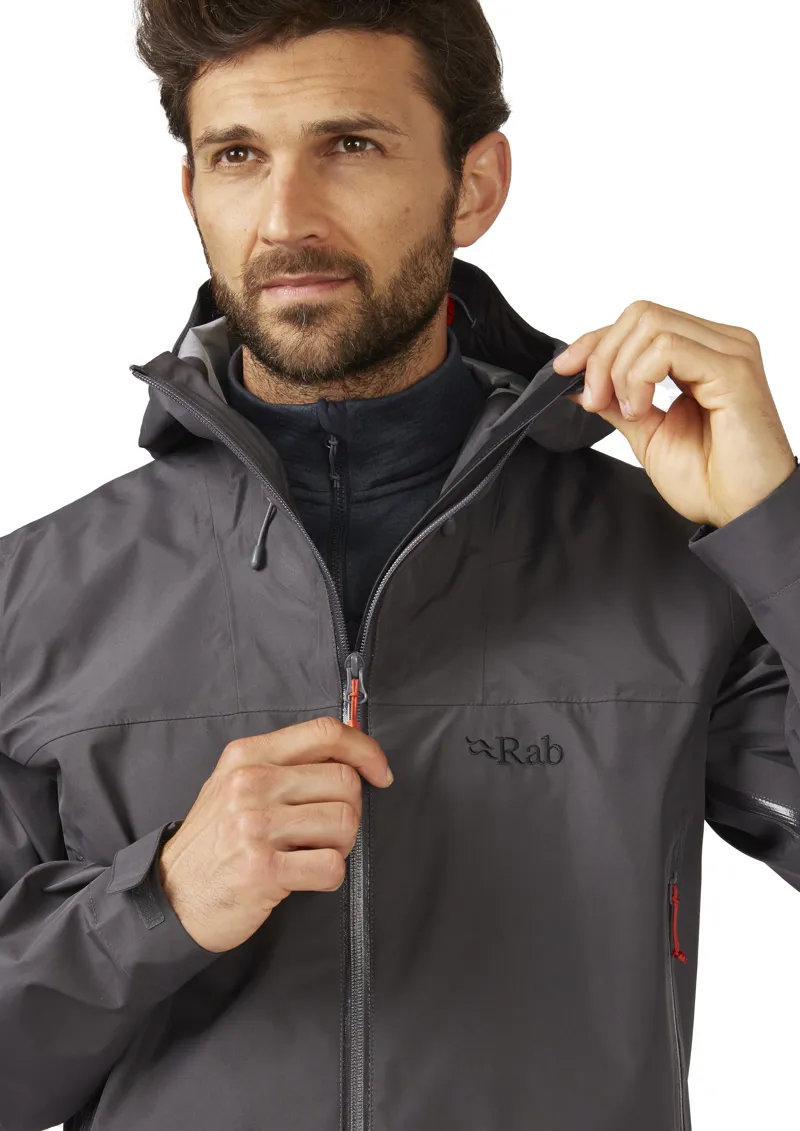 Rab Men's Namche Gore-Tex Waterproof Jacket in Graphene-8