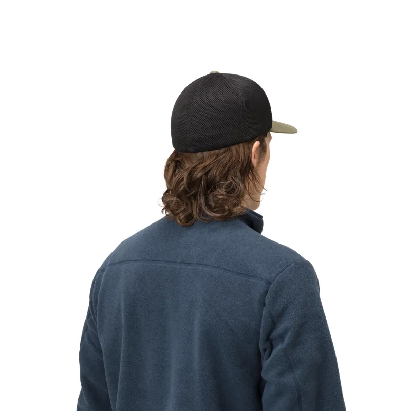 Norrona Adult 29 Mesh Flexfit Cap in Olive Night/Caviar-2