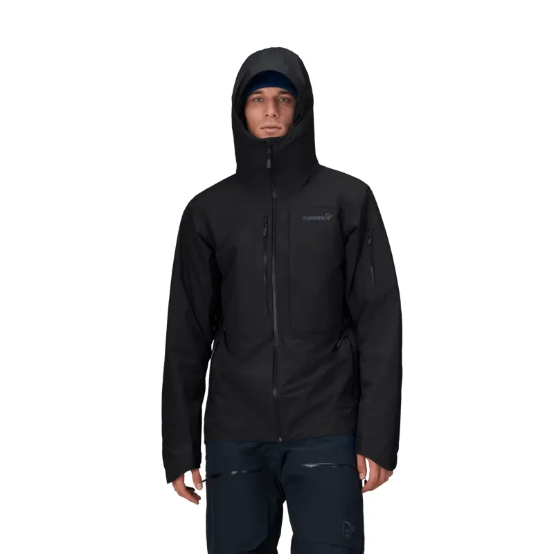 Norrona Men's Lofoten Gore-Tex Insulated Jacket in Caviar Black-7