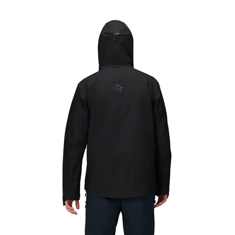 Norrona Men's Lofoten Gore-Tex Insulated Jacket in Caviar Black-6