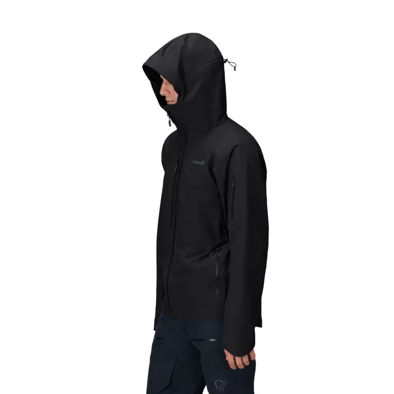 Norrona Men's Lofoten Gore-Tex Insulated Jacket in Caviar Black-5