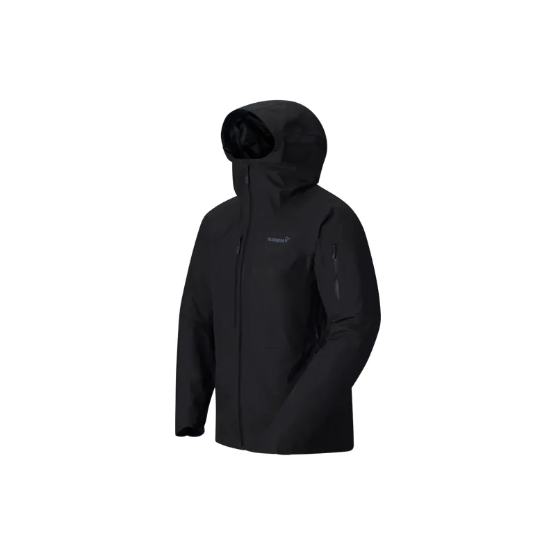Norrona Men's Lofoten Gore-Tex Insulated Jacket in Caviar Black-1