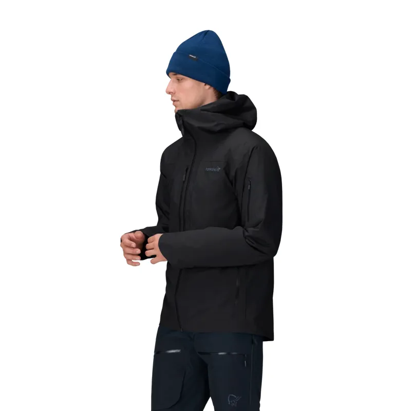 Norrona Men's Lofoten Gore-Tex Insulated Jacket in Caviar Black-4