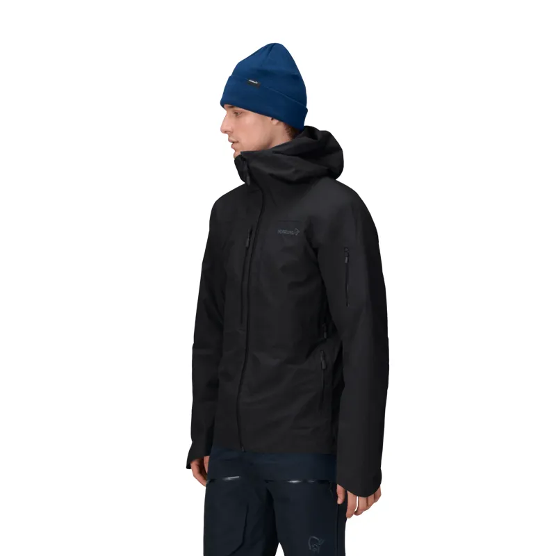 Norrona Men's Lofoten Gore-Tex Insulated Jacket in Caviar Black-3