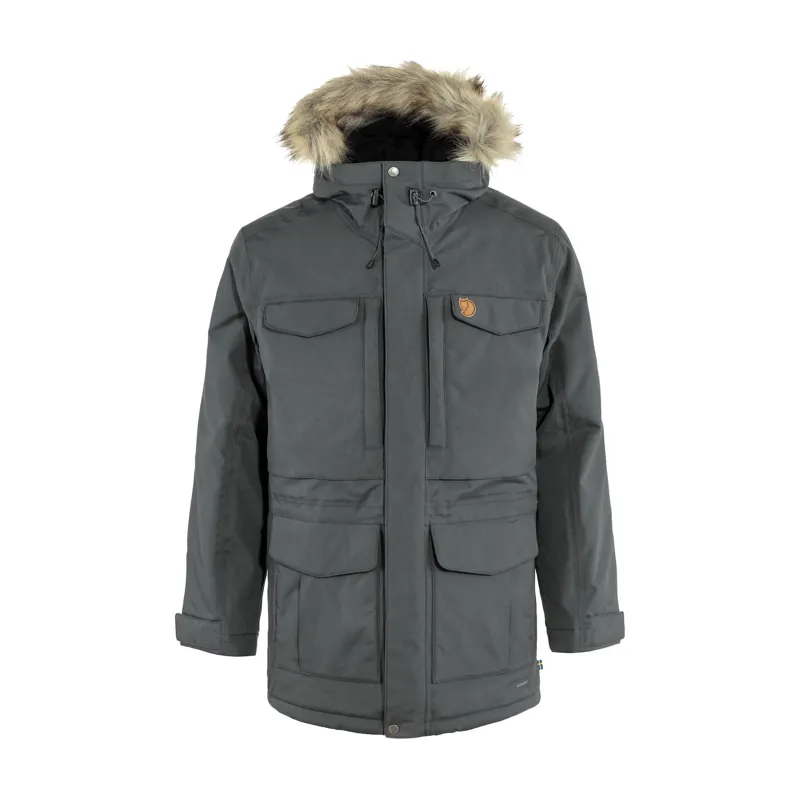 Fjallraven Men's Nuuk Parka in Basalt