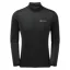 Montane Men's Dart Zip Neck T-Shirt in Black