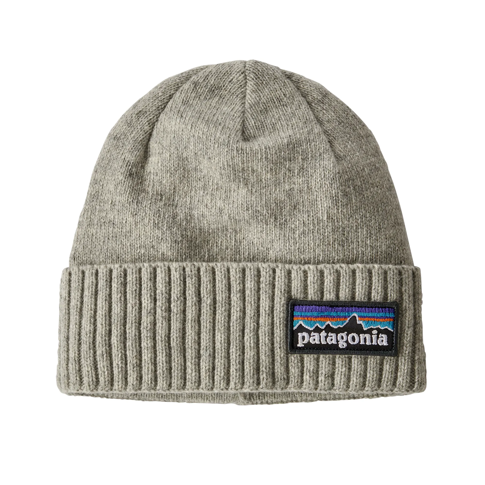 Patagonia Unisex Brodeo P-6 Logo Beanie in Drifter Grey