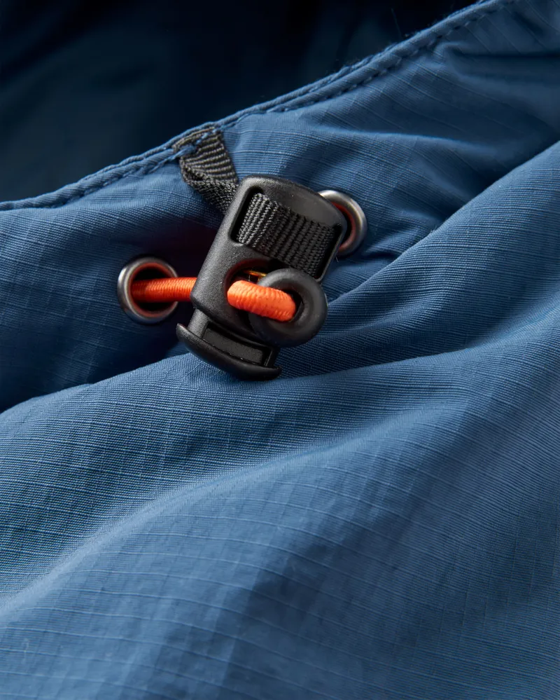 Passenger Women's Ocean 2.0 Recycled Insulated 1/2 Zip Jacket in Dark Denim/Sunset Orange-6