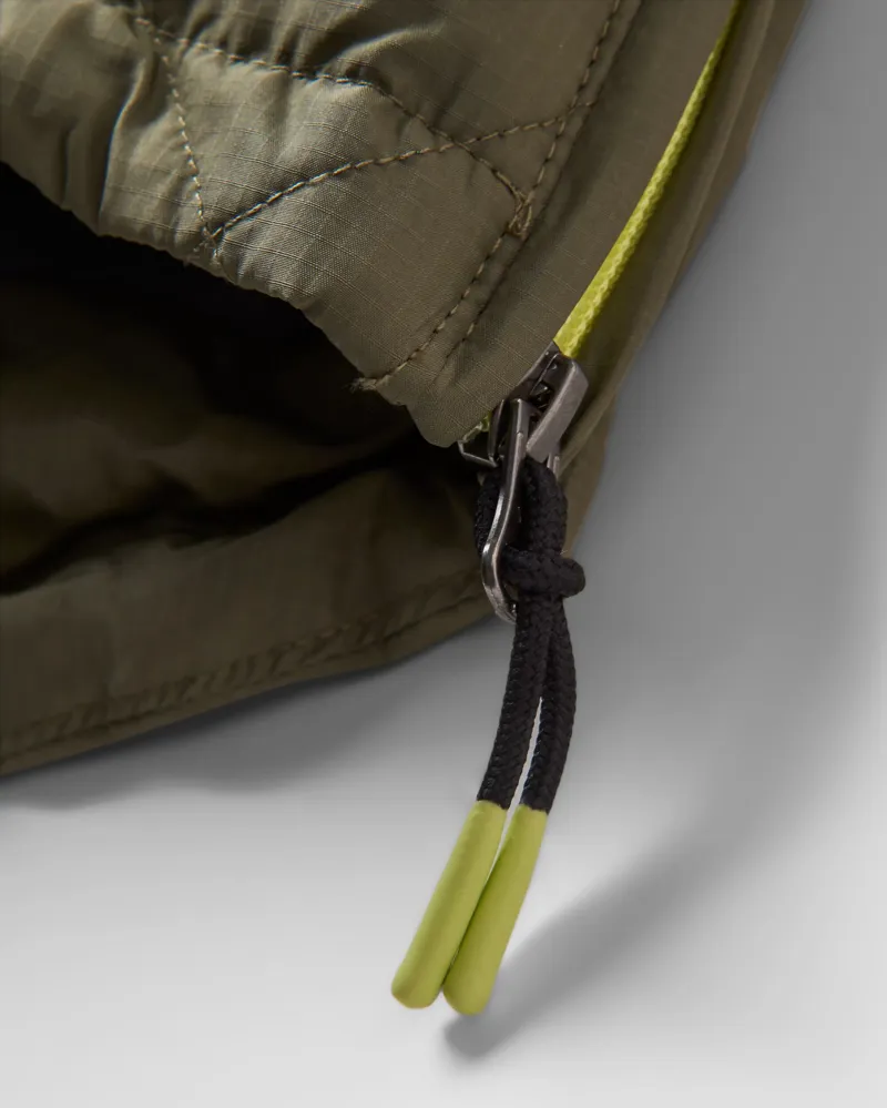 Passenger Women's Ocean Recycled Insulated 1/2 Zip Jacket in Dusty Olive-6