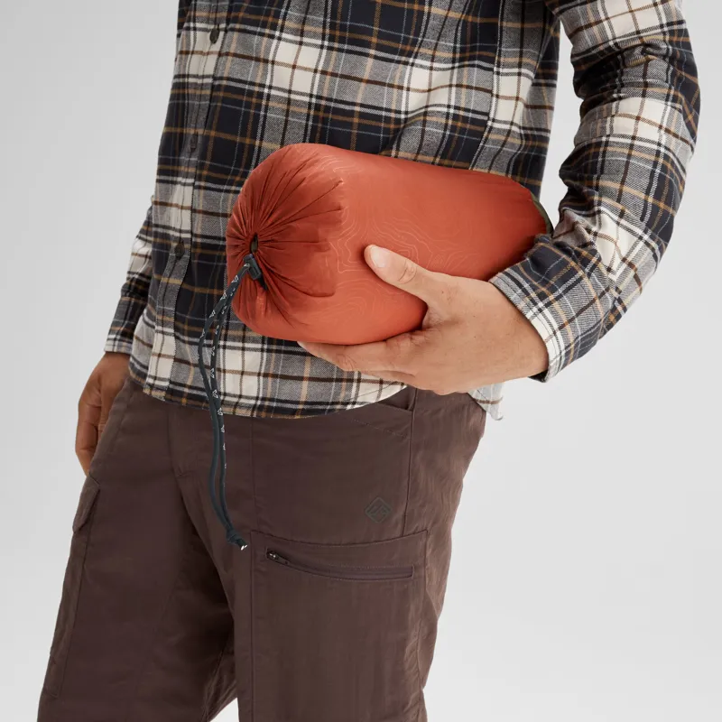 Kathmandu Men's Epiq Hooded Down Jacket in Beech/Dark-5