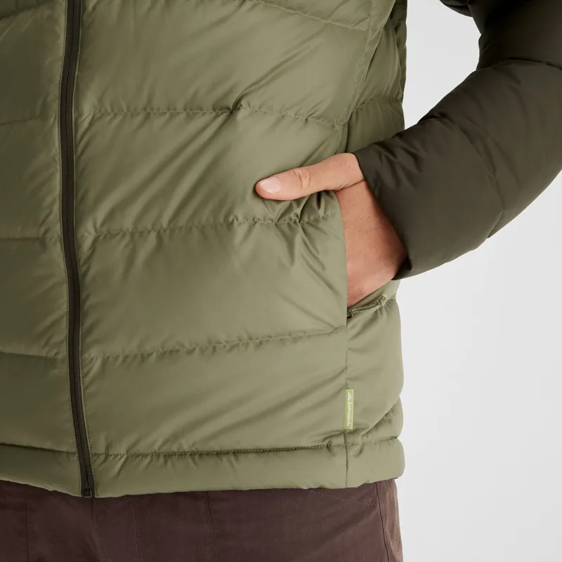Kathmandu Men's Epiq Hooded Down Jacket in Beech/Dark-6
