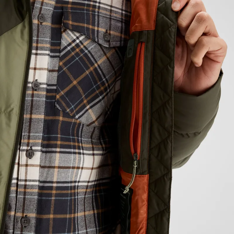 Kathmandu Men's Epiq Hooded Down Jacket in Beech/Dark-3