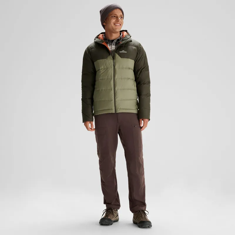 Kathmandu Men's Epiq Hooded Down Jacket in Beech/Dark-9