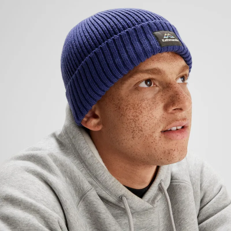 Kathmandu Badge Beanie in Horizon Line-2