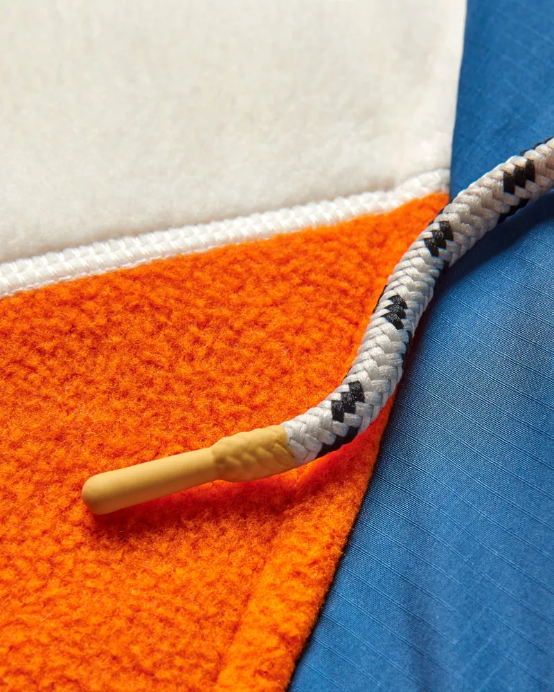 Passenger Women's Alexander Recycled Polar Hooded Fleece in Sunrise Orange-2