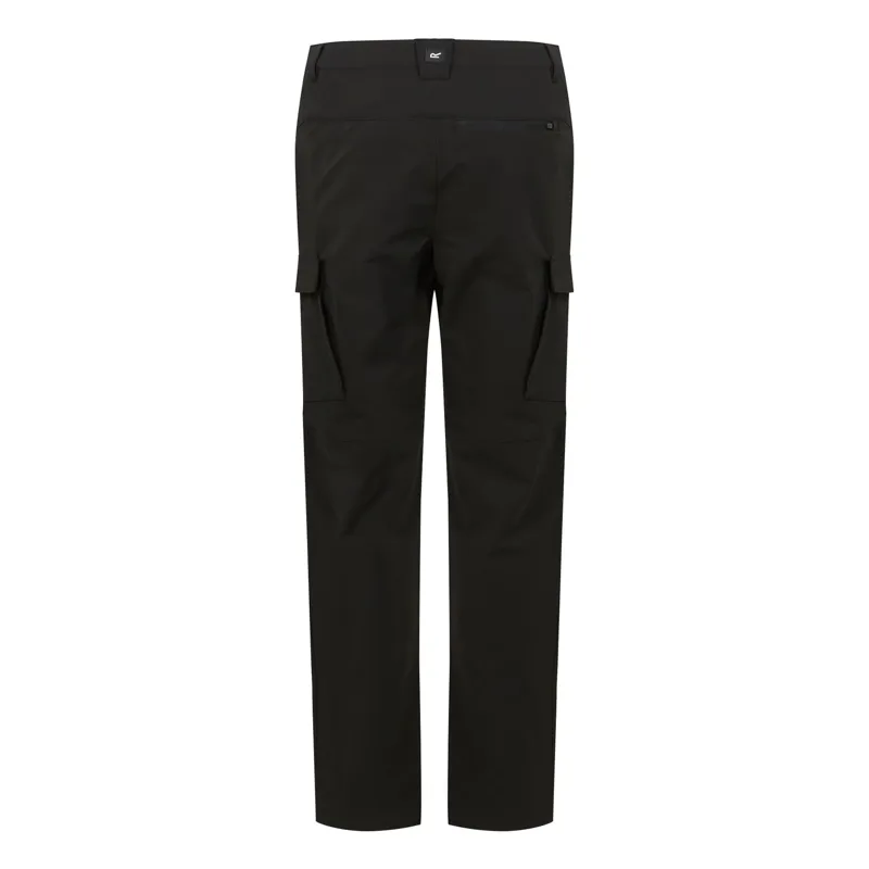 Regatta Men's Questra Cargo Trousers in Black-1