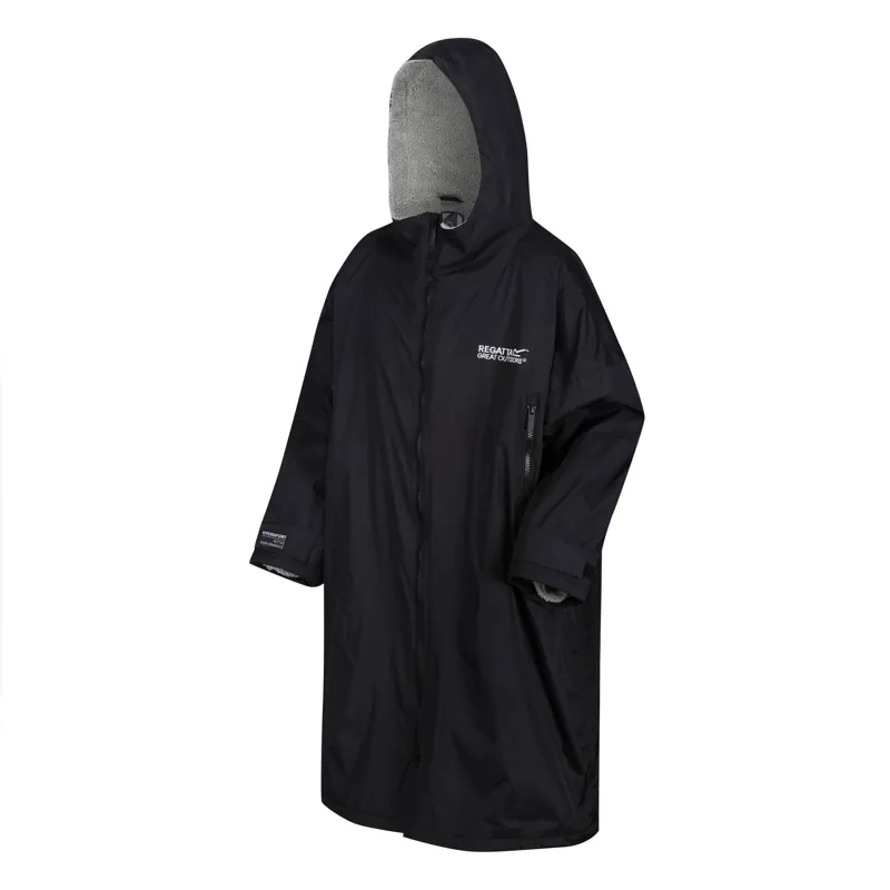 Regatta Adult Waterproof Changing Robe in Black-2