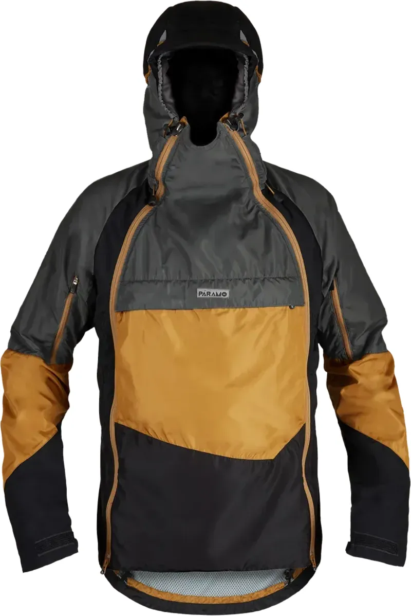 Paramo Men's Velez Evolution Hybrid Waterproof Smock in Cumin