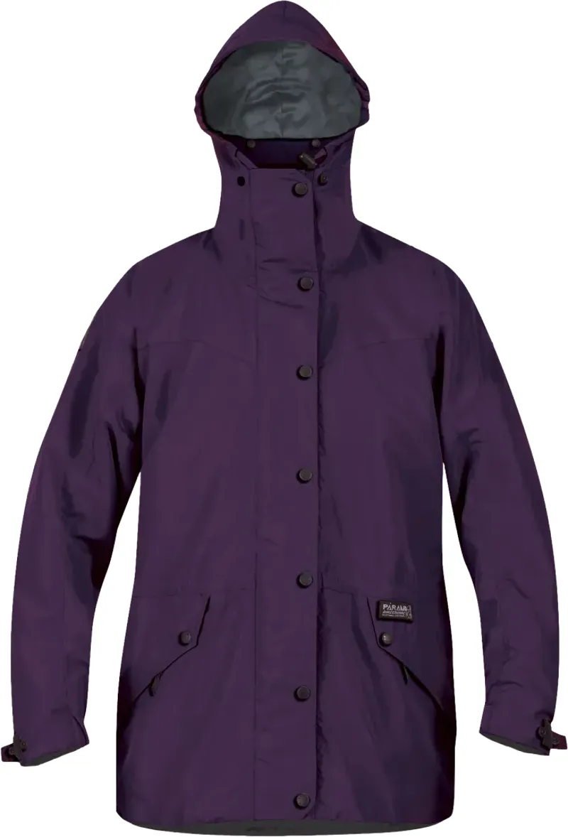 Paramo Women's Cascada Waterproof Jacket in Elderberry