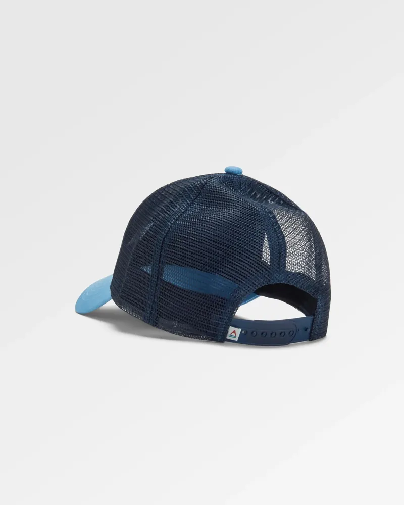 Passenger Heritage Mesh and Snapback Cap in Cornflower-1