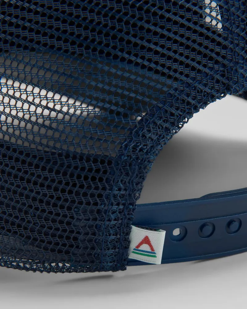 Passenger Heritage Mesh and Snapback Cap in Cornflower-3