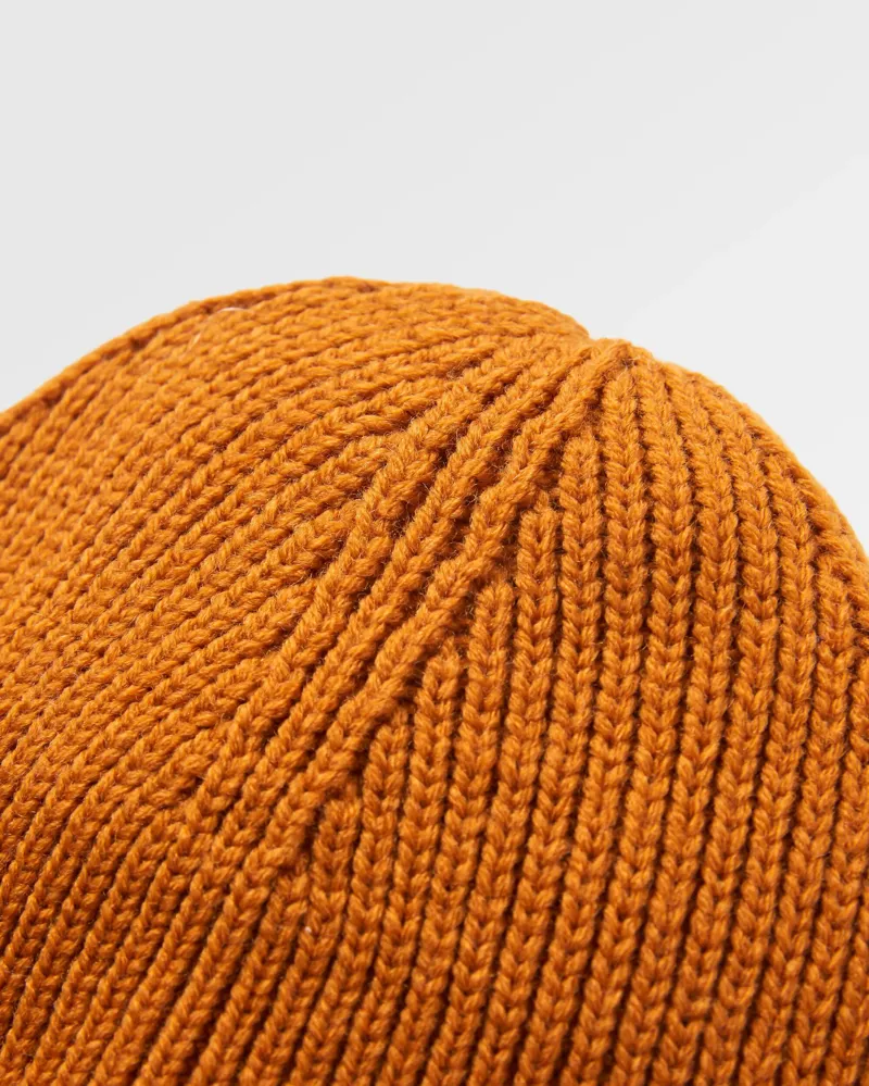 Passenger Recycled Beanie in Retro Orange-3