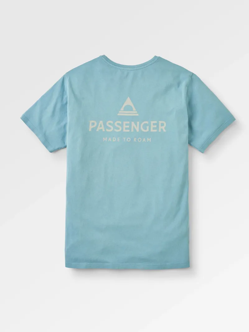 Passenger Men's Recycled Cotton T-Shirt in Arctic-1