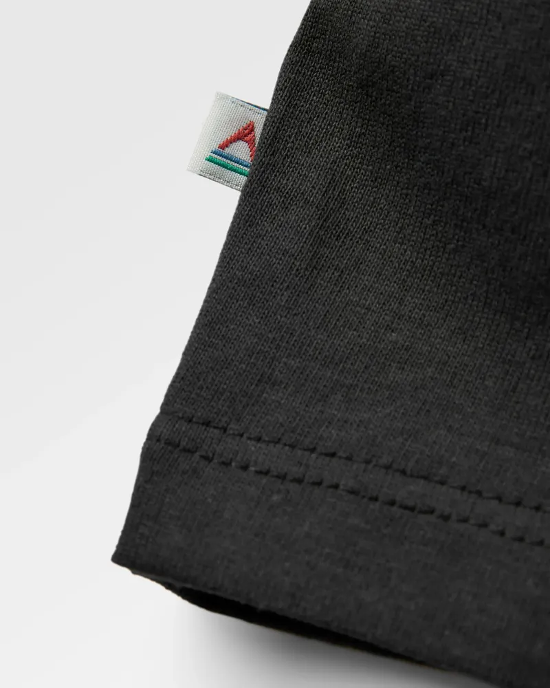 Passenger Men's Recycled Cotton T-Shirt in Black-5