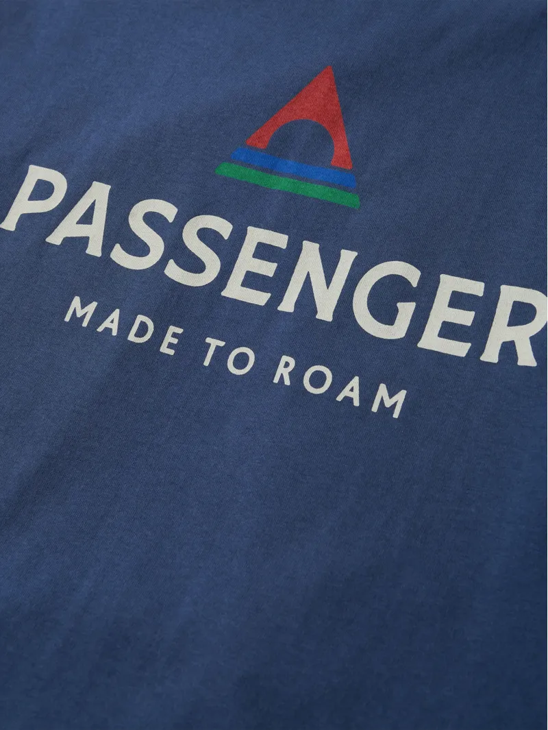 Passenger Men's Recycled Cotton T-Shirt in Rich Navy-2