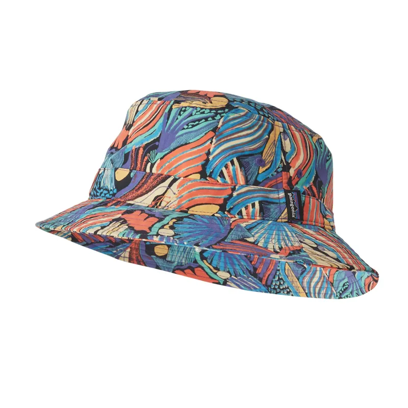 Patagonia Adult Wavefarer Bucket Hat in Joy/Pitch Blue