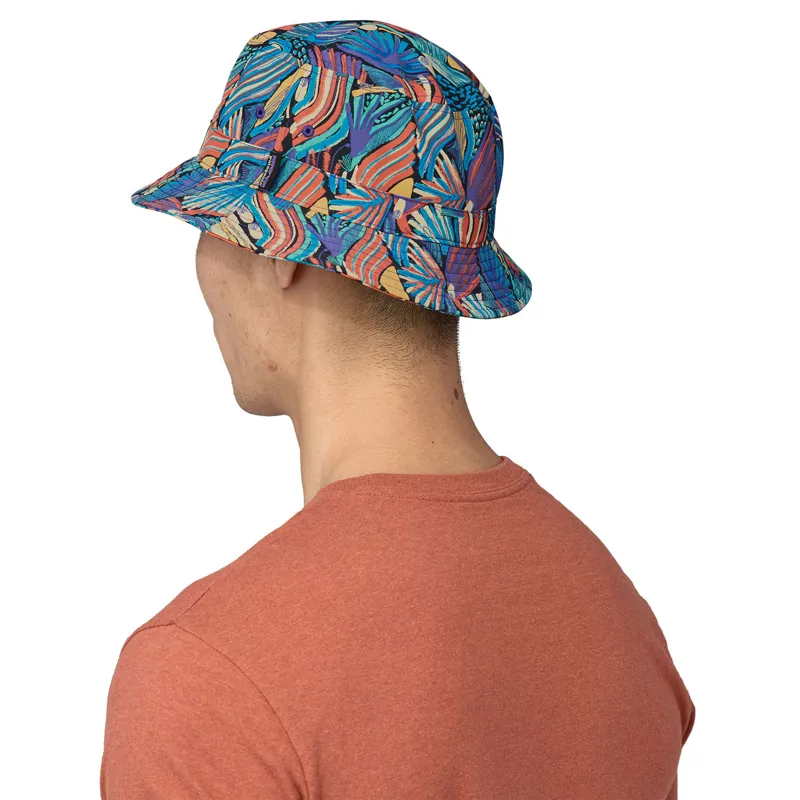 Patagonia Adult Wavefarer Bucket Hat in Joy/Pitch Blue