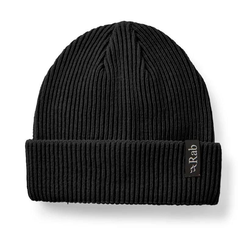 Rab Perimeter Rolled Beanie in Black