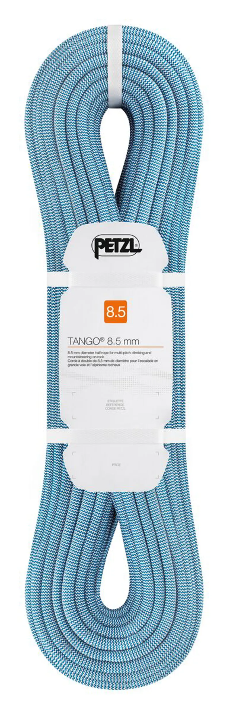 Petzl Tango 8.5mm Rope in White/Blue 50M