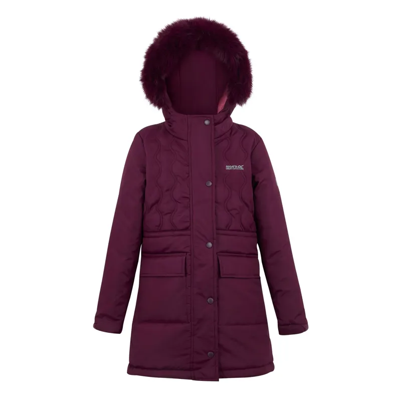 Regatta Kid's Fabrizia II Quilted Jacket in Fig