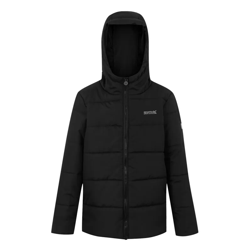 Regatta Kid's Halkner Quilted Jacket in Black